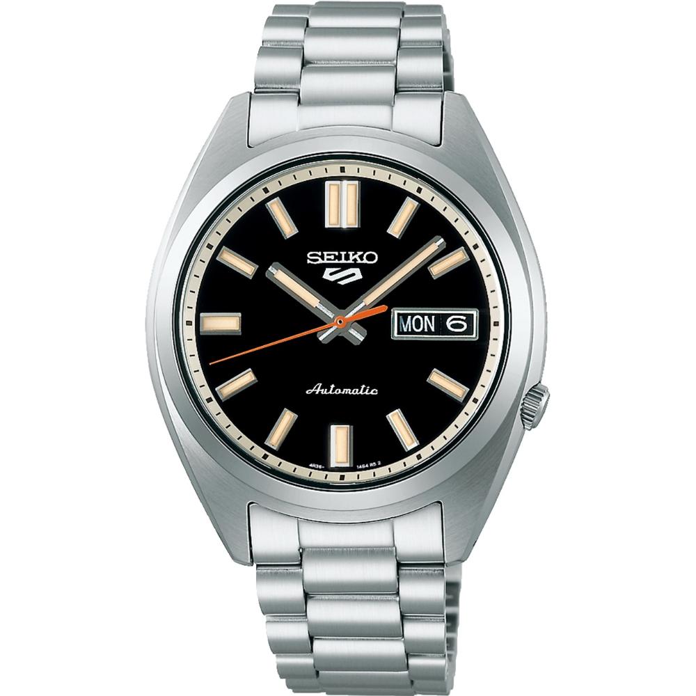 SEIKO 5 Sports 'SNXS' series Automatic Black Dial 37.4mm Silver Stainless Steel Bracelet SRPK89K1