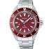 SEIKO Prospex 'Samurai' 4R Red Diver's Automatic Red Dial 41.7mm Silver Stainless Steel Bracelet SRPL11K1 - 0