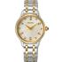 SEIKO Conceptual Series Diamond Line Silver Dial 29.5mm Two Tone Gold Stainless Steel Bracelet SRZ550P1 - 0