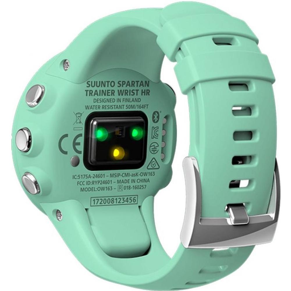 SUUNTO Spartan Trainer Wrist Hr Ocean Smartwatch 46mm Green Silicon Strap SS022670000 - 2