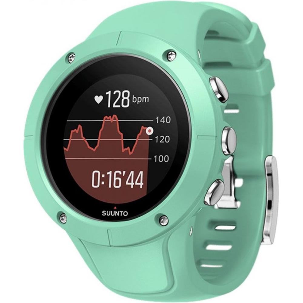 SUUNTO Spartan Trainer Wrist Hr Ocean Smartwatch 46mm Green Silicon Strap SS022670000
