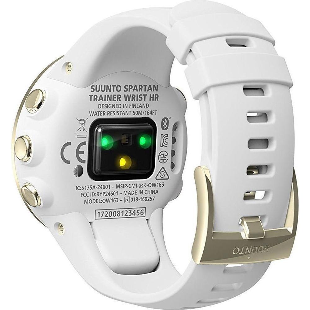 SUUNTO Spartan Trainer Wrist Hr Smartwatch 46mm White Silicon Strap SS023426000