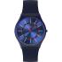 SWATCH Essentials Very Jazzy Berry 34mm Blue Biosourced Strap SO28B113 - 0