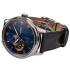 SEIKO Presage Zen Garden Open Heart Automatic Blue Dial 41.8mm Silver Stainless Steel Black Leather Strap SSA421J1 - 1