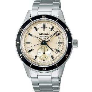 SEIKO Presage Style 60's Power Reserve Automatic 40.8mm Silver Stainless Steel Bracelet SSA447J1 - 28004
