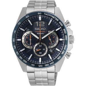 SEIKO Conceptual Series Chronograph Blue Dial 43.9mm Silver Stainless Steel Bracelet SSB345P1 - 6141