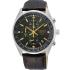 SEIKO Conceptual Series Chronograph Green Dial 41.5mm Silver Stainless Steel Brown Leather Strap SSB385P1 - 0