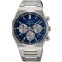 SEIKO Conceptual Series Chronograph Blue Dial 40mm Silver Stainless Steel Bracelet SSB453P1 - 0