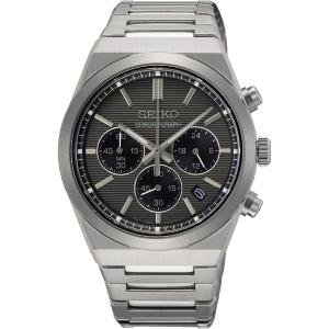 SEIKO Conceptual Series Chronograph Grey Dial 40mm Silver Stainless Steel Bracelet SSB455P1 - 48710