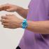 SWATCH Scubaqua Blue Fire 44mm Turqoise Silicone Strap SSCU09S100 - 1