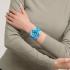 SWATCH Scubaqua Blue Fire 44mm Turqoise Silicone Strap SSCU09S100 - 4