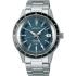 SEIKO Presage 'Petrol Blue' Style 60s Road Trip GMT Automatic 40.8mm Silver Stainless Steel Bracelet SSK009J1 - 0