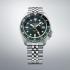 SEIKO 5 Sports GMT SKX Bi-Colour Green Dial 42.5mm Silver Stainless Steel Bracelet SSK035K1 - 2