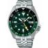 SEIKO 5 Sports GMT SKX Bi-Colour Green Dial 42.5mm Silver Stainless Steel Bracelet SSK035K1 - 0