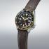 SEIKO 5 Sports GMT SKX in Mocha Black Dial 42.5mm Silver Stainless Steel Brown Leather Strap SSK036K1 - 2