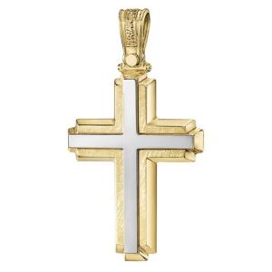 CROSS Men's TRIANTOS 14K from Yellow and White Gold ST1304 - 21056