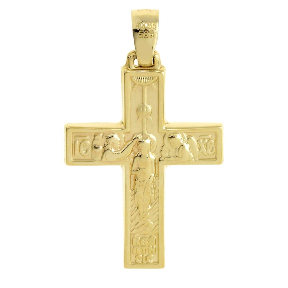 CROSS for Men Double Sided SENZIO Collection K14 Yellow Gold ST1317