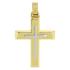 CROSS for Men Double Sided SENZIO Collection K14 Yellow & White Gold ST1318 - 1