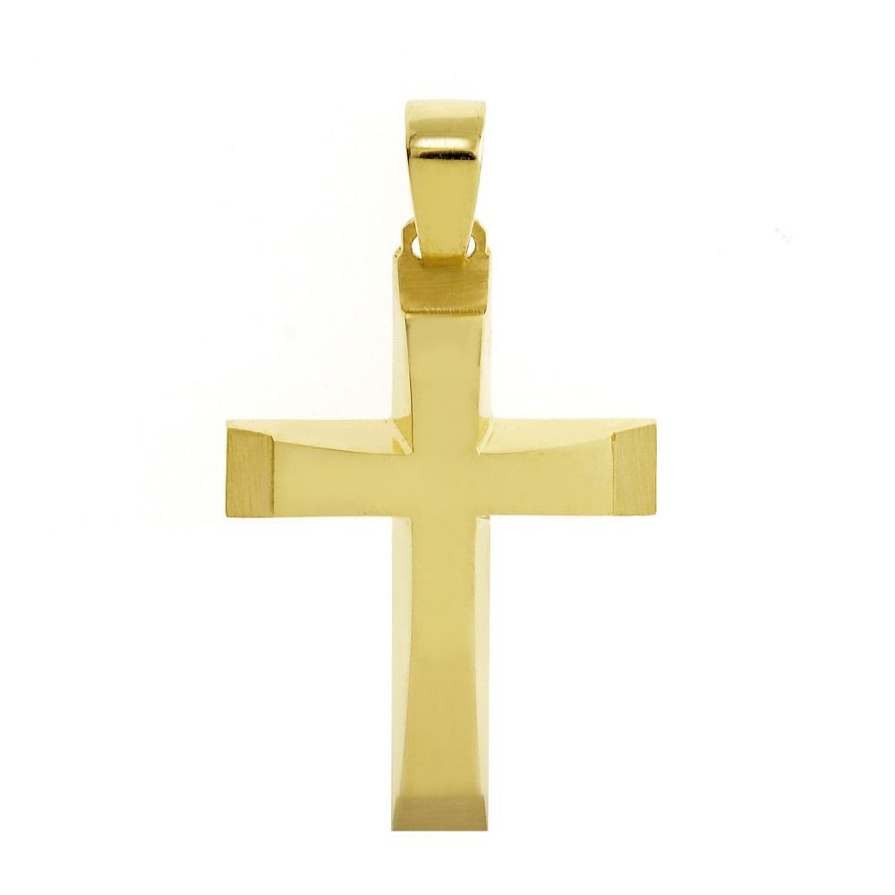 CROSS for Men Double Sided SENZIO Collection K14 Yellow Gold ST1319