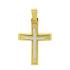 CROSS for Men Double Sided SENZIO Collection K14 Yellow & White Gold ST1320 - 1