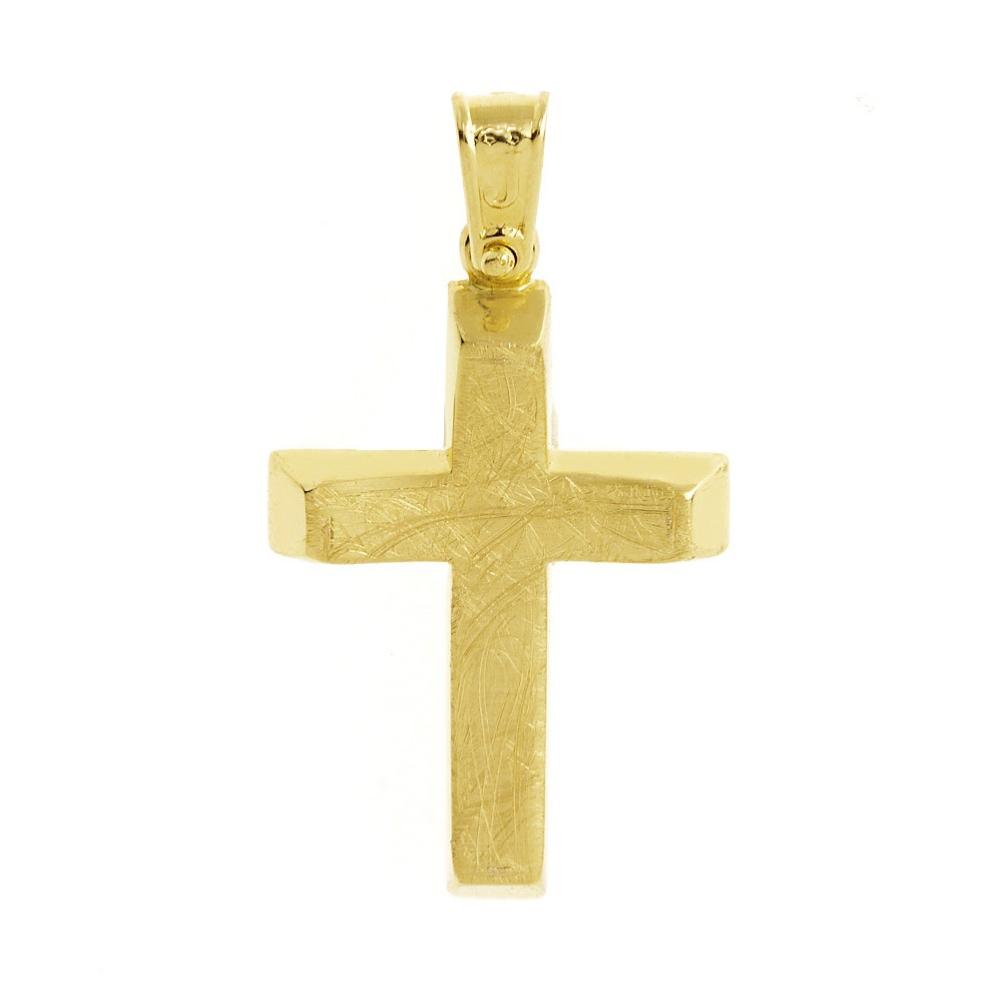 CROSS for Men Double Sided SENZIO Collection K14 Yellow Gold ST1323