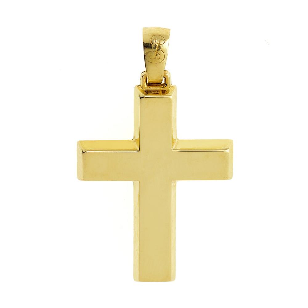 CROSS for Men Double Sided SENZIO Collection K14 Yellow Gold ST1324