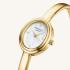 ROSEFIELD Studio Bangle Medium Size White Pearl Dial 19.5 x 23.5mm Gold Stainless Steel Bracelet STWGSG-ST05 - 2