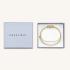 ROSEFIELD Studio Bangle Medium Size White Pearl Dial 19.5 x 23.5mm Gold Stainless Steel Bracelet STWGSG-ST05-8