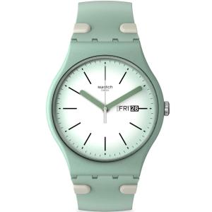 SWATCH Meet Me At The Myrtl 41mm Green Silicon Strap SUOG712 - 29070