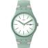 SWATCH Meet Me At The Myrtl 41mm Green Silicon Strap SUOG712 - 0