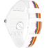 SWATCH Beating Love Three Hands 41mm White Silicon Strap SUOW171 - 2