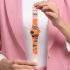 SWATCH X Tate Gallery Orange and Red on Pink by Wilhelmina Barns-Graham 41mm Multicolor Rubber Strap SUOZ362 - 4