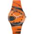 SWATCH X Tate Gallery Orange and Red on Pink by Wilhelmina Barns-Graham 41mm Multicolor Rubber Strap SUOZ362 - 0
