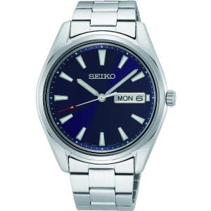 SEIKO Conceptual Series Blue Dial 40.2mm Silver Stainless Steel Bracelet SUR341P1 - 6186