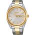 SEIKO Essential Time Day-Date Silver Dial 40.2mm Two Tone Gold Stainless Steel Bracelet SUR446P1 - 0