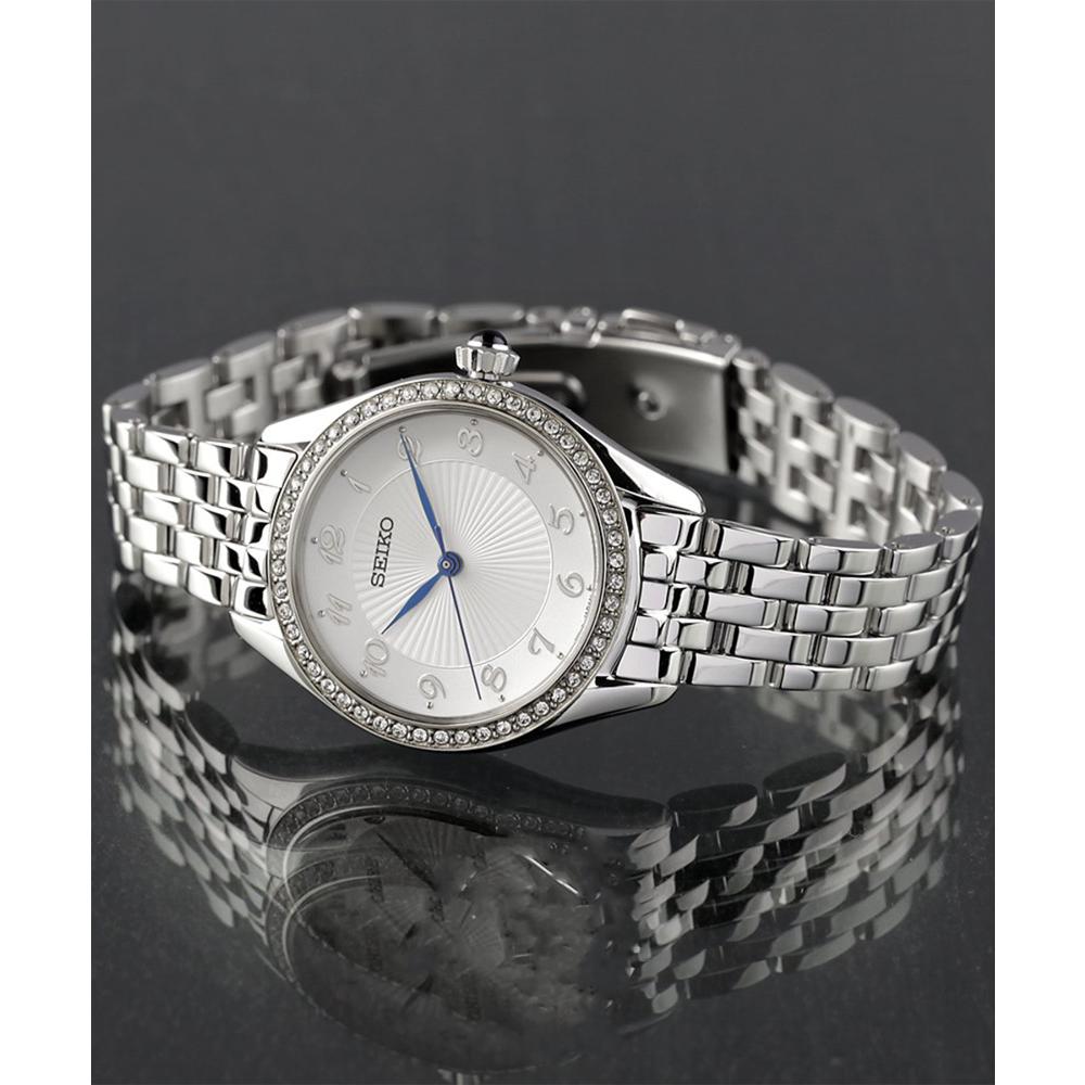 SEIKO Caprice Crystals 29mm Silver Stainless Steel Bracelet SUR479P1