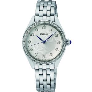 SEIKO Caprice Crystals 29mm Silver Stainless Steel Bracelet SUR479P1 - 31658