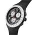 SWATCH Nothing Basic About Black Chronograph 42mm Black Silicone Strap SUSB420 - 1