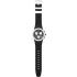 SWATCH Nothing Basic About Black Chronograph 42mm Black Silicone Strap SUSB420 - 2