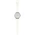 SWATCH Skinclass Three Hands 40mm White Silicon Strap SVUΜ101 - 1