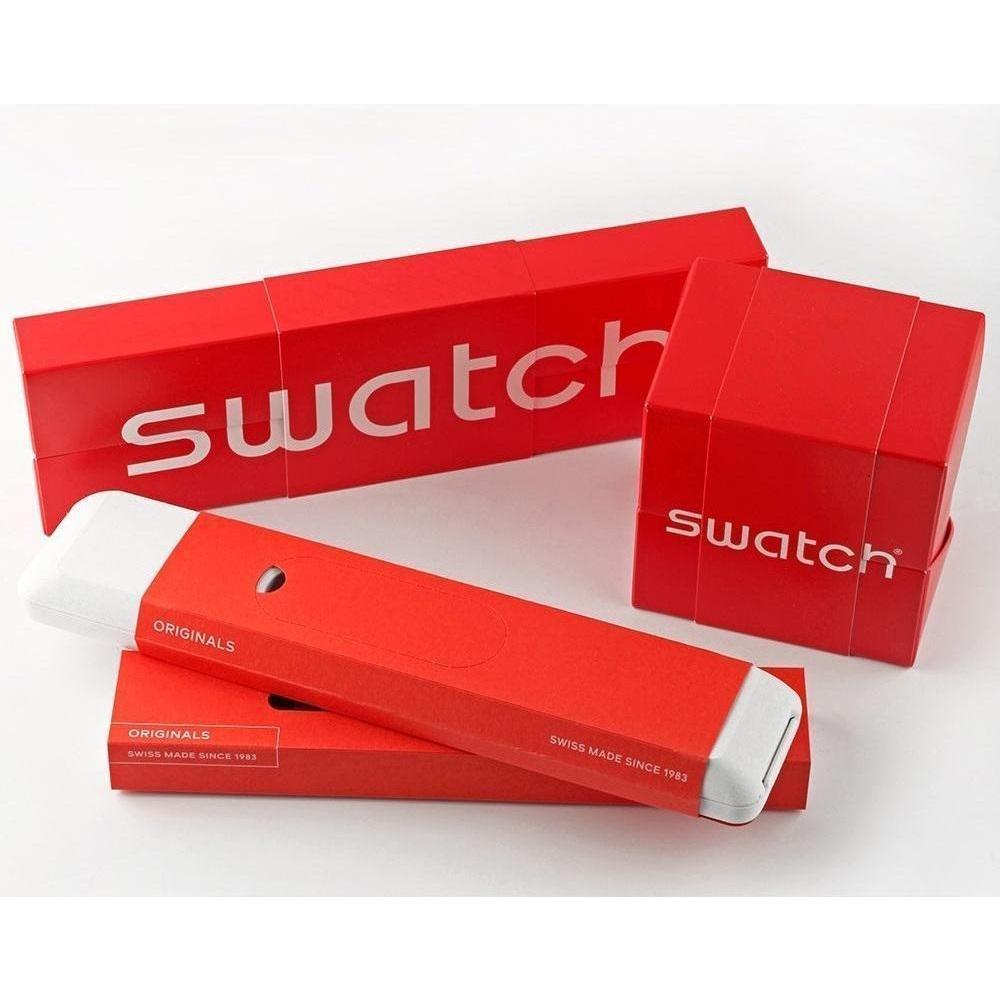 SWATCH Biosourced Gent In The Block 34mm Multicolor Silicone Strap SO28W400 - 6