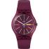 SWATCH Winery Three Hands 41mm Red Silicon Strap SUOR709 - 0