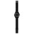 SWATCH Skincoal Three Hands 38mm Black Stainless Steel Mesh Bracelet SYXB100G - 1