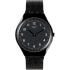 SWATCH Skincoal Three Hands 38mm Black Stainless Steel Mesh Bracelet SYXB100G - 0