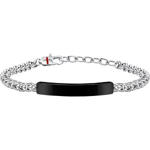 SECTOR Basic Bracelet for Male Black and Silver Stainless Steel SZS106 - 53471