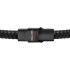 SECTOR Men's Bandy Bracelet With Black Leather and Black Stainless Steel SZV51 - 2