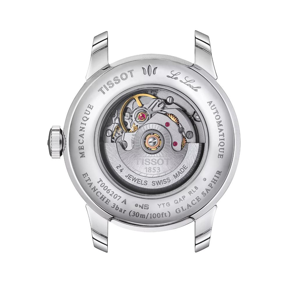 TISSOT Le Locle Automatic Lady's 20th Anniversary Silver Dial with Diamonds 29mm Silver Stainless Steel Bracelet T006.207.11.036.01 - 7