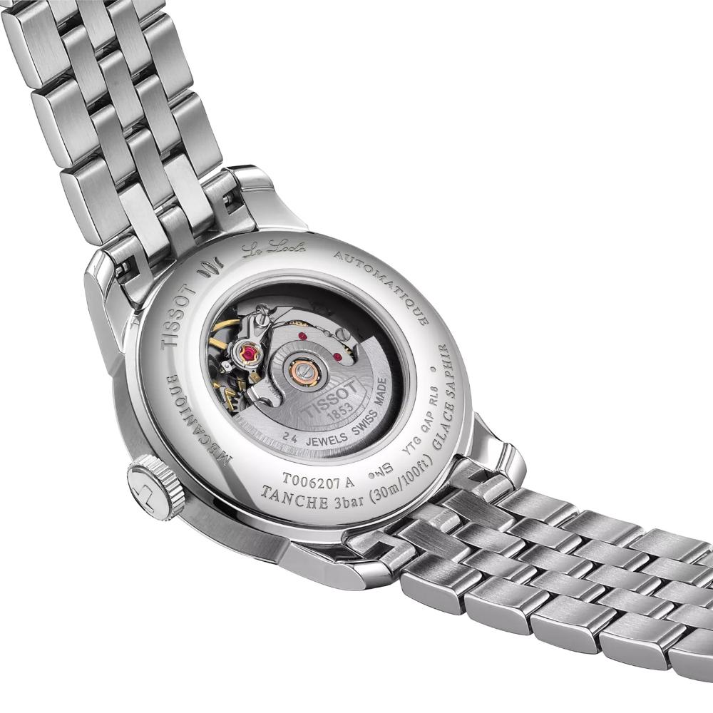 TISSOT Le Locle Automatic Lady's 20th Anniversary Silver Dial with Diamonds 29mm Silver Stainless Steel Bracelet T006.207.11.036.01
