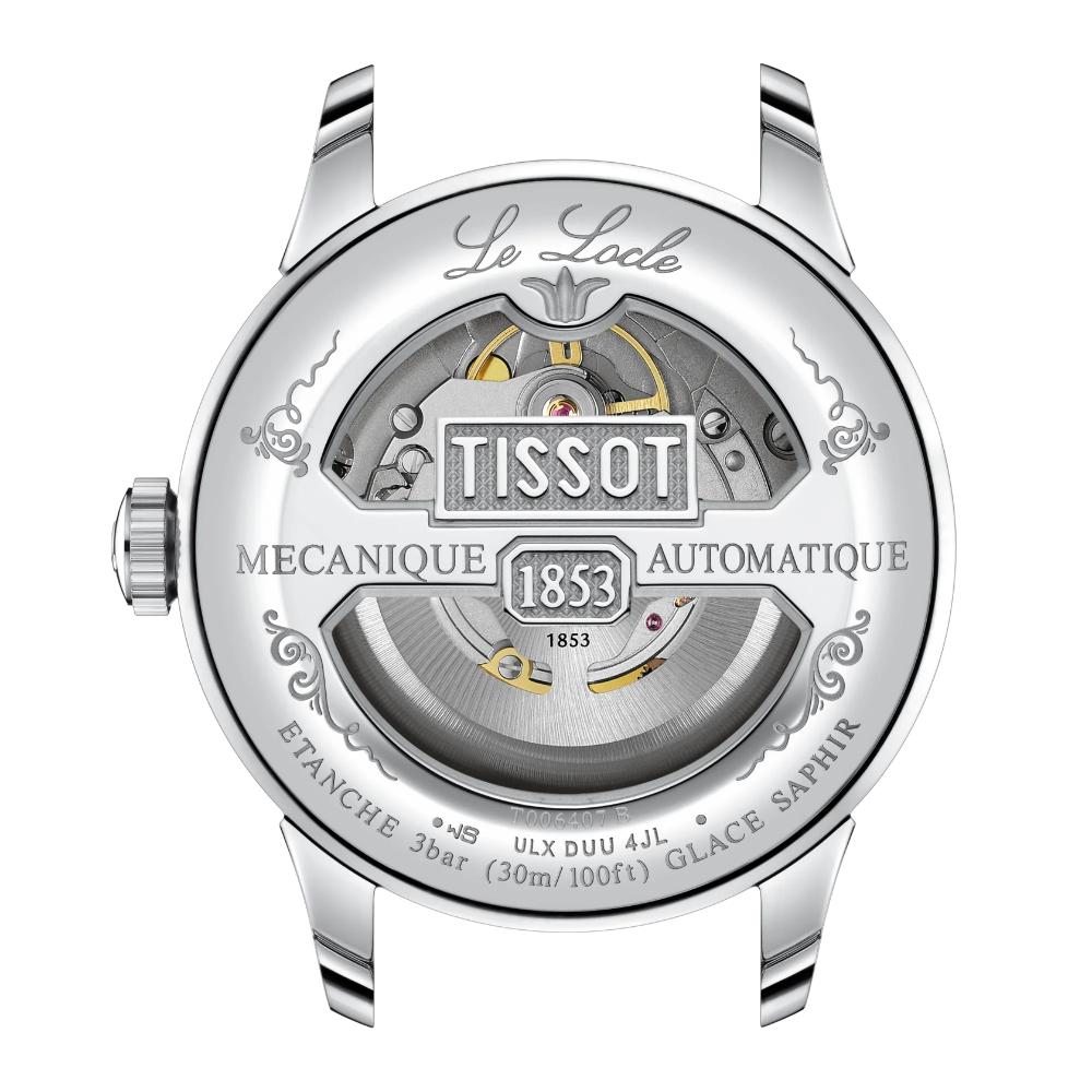 TISSOT Le Locle Powermatic 80 Green Dial 39.3mm Silver Stainless Steel Bracelet T006.407.11.093.00