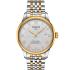 TISSOT Le Locle Powermatic 80 Silver Dial 39.3mm Two Tone Gold Stainless Steel Bracelet T006.407.22.033.01 - 0